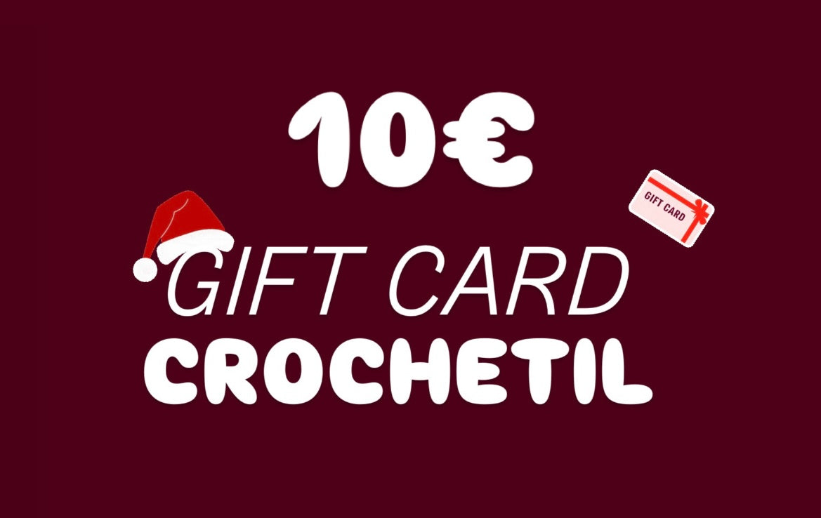 🎁GIFT CARD CROCHETIL🎁