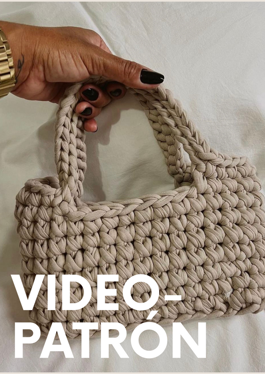 PATRÓN: BOLSO DE CROCHET CAOS MINI