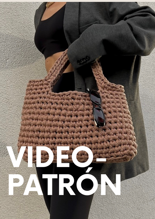 PATRÓN: BOLSO DE CROCHET MAXI