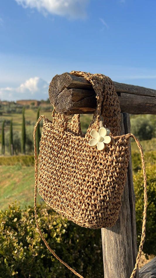 BOLSO TOSCANA - RAFIA NATURAL