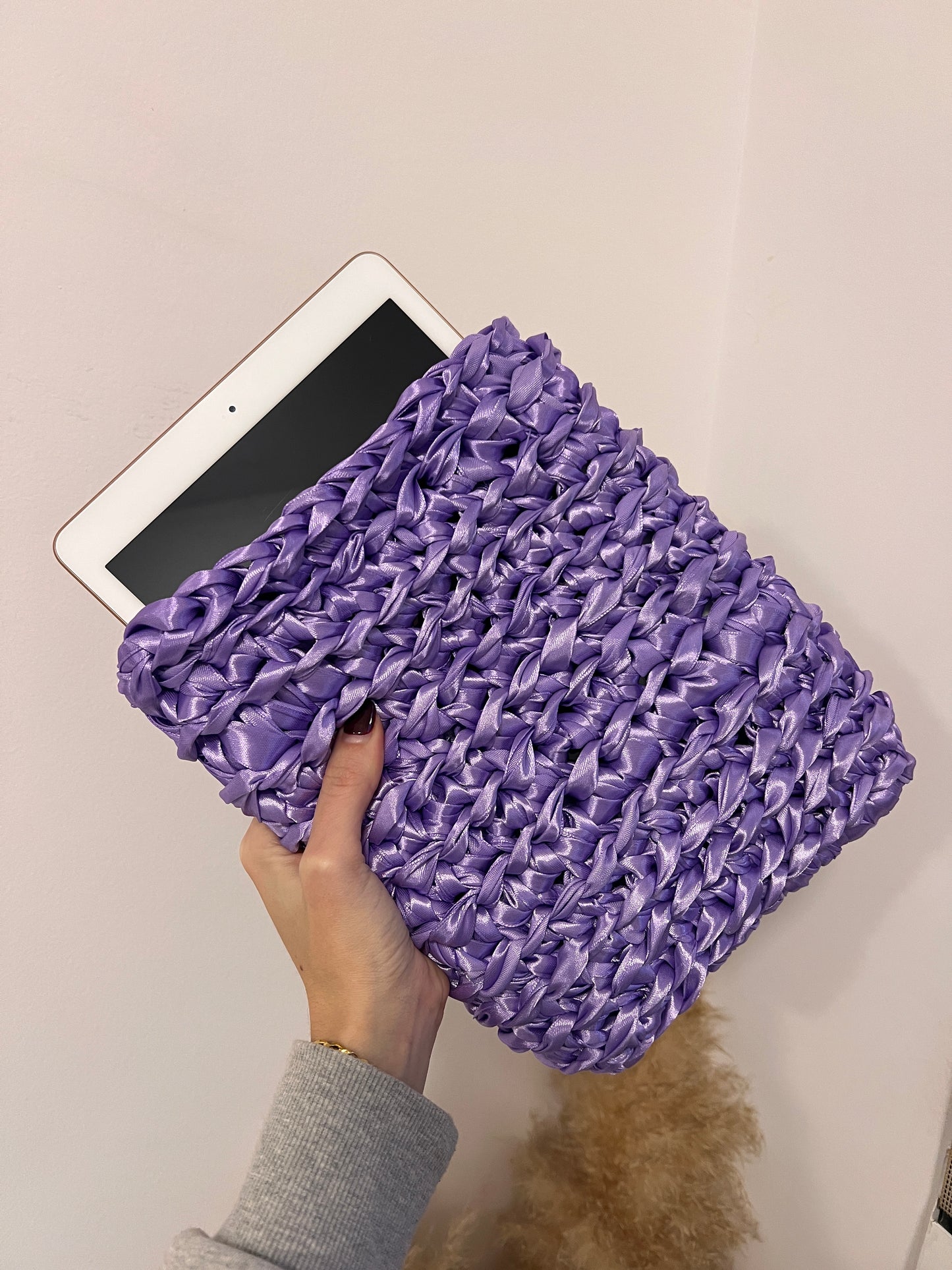 FUNDA PARA TABLET - LILA CINTA