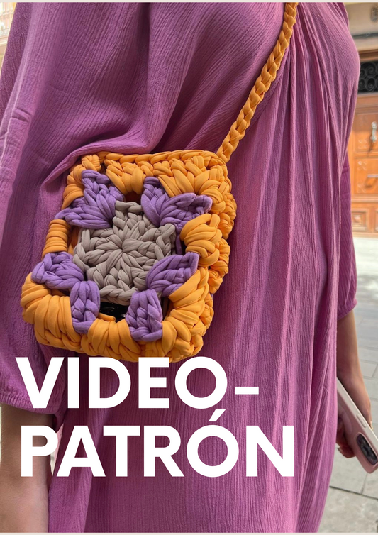 PATRÓN: BOLSO DE CROCHET GRANNY