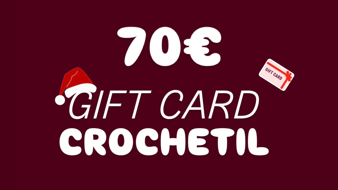 🎁GIFT CARD CROCHETIL🎁