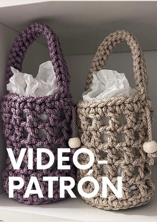 PATRÓN: BOLSO DE CROCHET COPACABANA