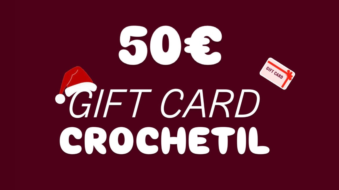 🎁GIFT CARD CROCHETIL🎁