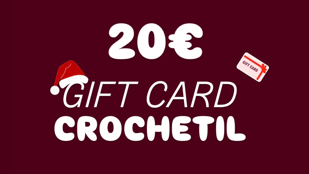 🎁GIFT CARD CROCHETIL🎁