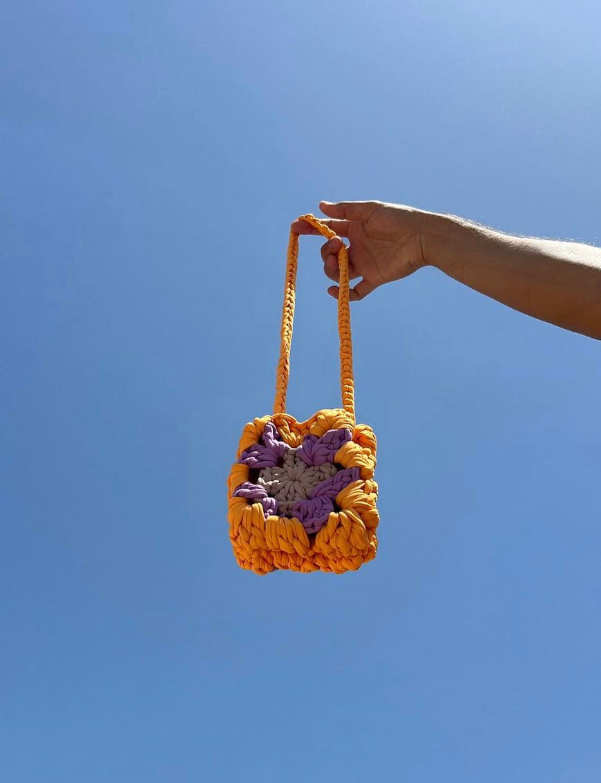 PATRÓN: BOLSO DE CROCHET GRANNY